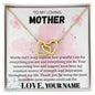 ShineOn Fulfillment Jewelry 18K Yellow Gold Finish / Standard Box Eternal Embrace⢠- Personalized Heartfelt Pendant