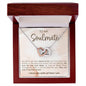 ShineOn Fulfillment Jewelry Polished Stainless Steel & Rose Gold Finish / Luxury Box Eternal Bond™ Necklace