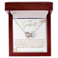 ShineOn Fulfillment Jewelry Polished Stainless Steel & Rose Gold Finish / Luxury Box Eternal Whisper™