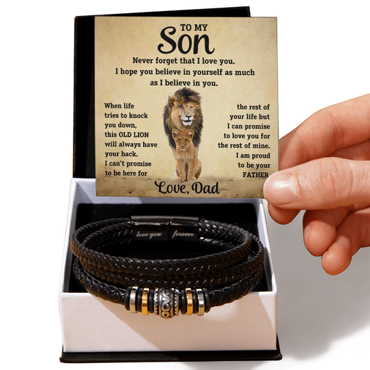 To My Son Bracelet