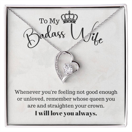 ShineOn Fulfillment Jewelry 14k White Gold Finish / Standard Box Eternal Crown™ Charm