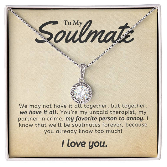 ShineOn Fulfillment Jewelry Two Tone Box Soulmates Unite™